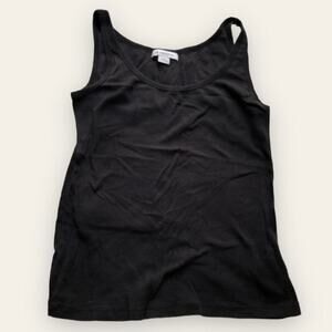 Liz Claiborne Goth Black Tank Top